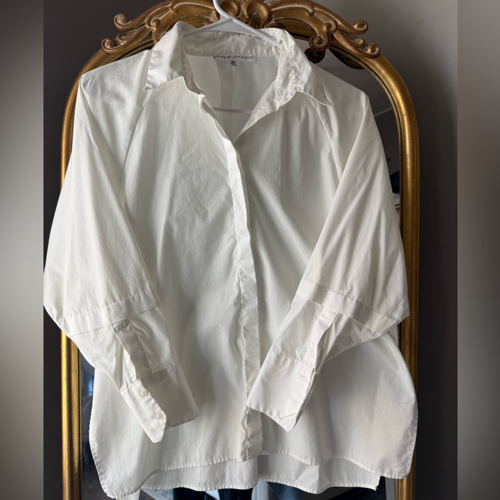 White Button-Up Shirt